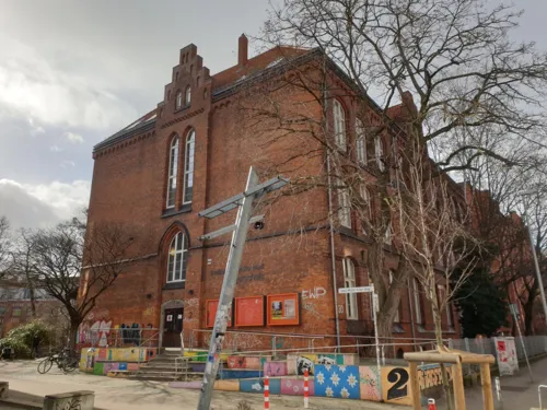 Bild vom Gebäude der Bürgerschule inde r Nordstadt